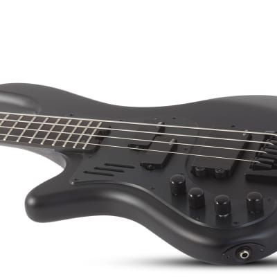 Schecter Stiletto-4 Stealth Pro LH Satin Black image 3
