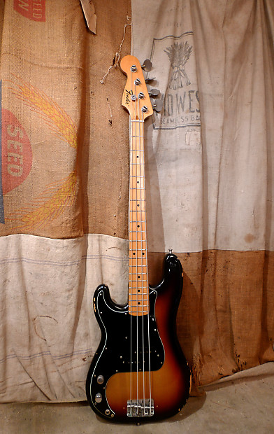 Fender Precision Bass Lefty 1974 Sunburst image 1