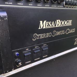 Mesa Boogie Quad Preamp/Simul-Class Stereo 295 Power Amp 1987 Black image 5
