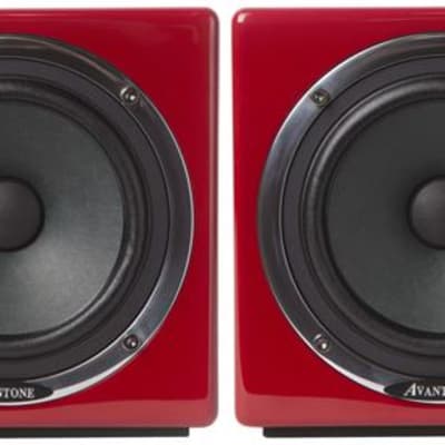 Avantone Active Mixcubes Anniversary Powered Studio Monitor Red Pair image 1
