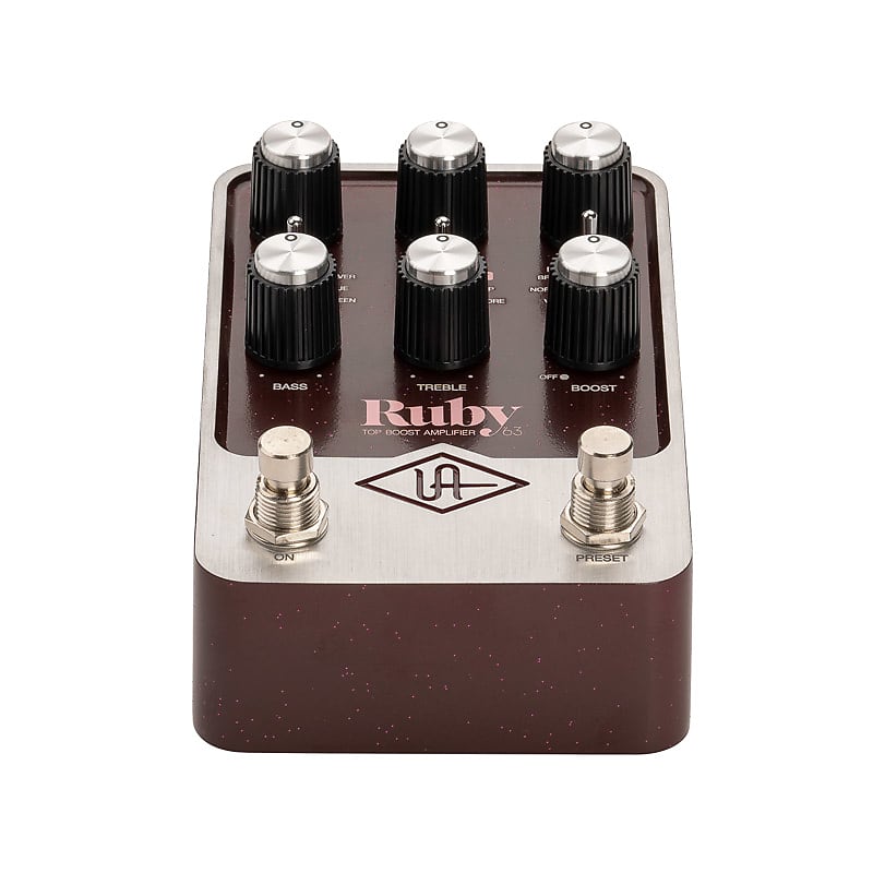 Universal Audio UAFX Ruby 63 Top Boost Amplifier Pedal | Reverb