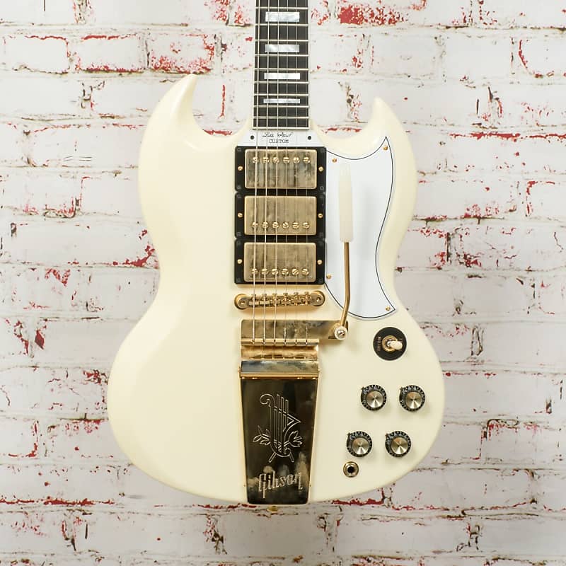 Gibson Custom Shop 1963 Les Paul SG Custom Reissue Classic White image 1