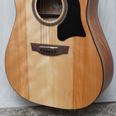 Garrison Flamed Birch Acoustic Guitar Natural - W/Setup & Case for sale