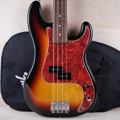 Fender PB-62 Precision Bass Reissue CIJ 1999 Sunburst Crafted in Japan w/ Bag image 1