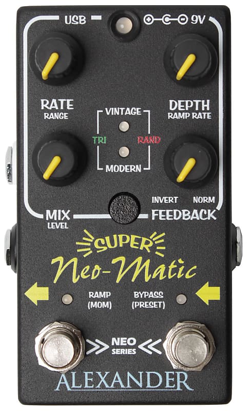 Alexander Pedals Super Neo-Matic Delay Modulator Guitar Effect Pedal- New image 1