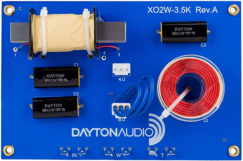 Dayton Audio XO2W3.5K 2Way Speaker Crossover Reverb Canada