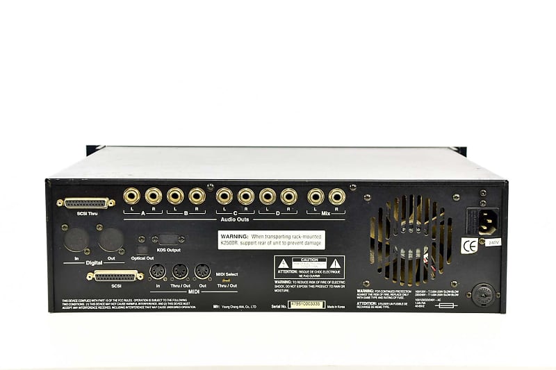 Kurzweil K2500-R Rackmount Digital Sound Module Occassion | Reverb