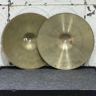 Used Zildjian Avedis Rock Hi-Hat Cymbals 14in (1134/1340g) image 2