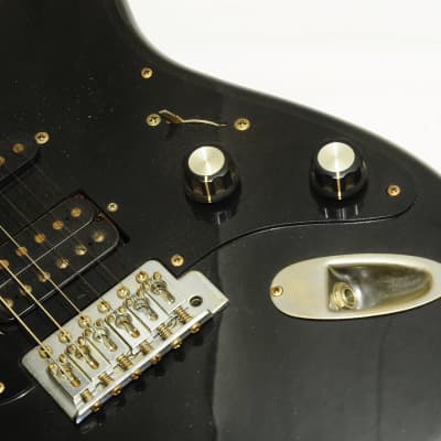 Fender Japan Stratocaster E Serial Electric Guitar Black Ref No.4876 image 4