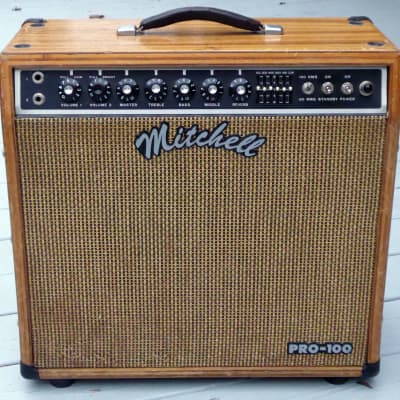 Mitchell PRO 100 1x12 All Tube Combo Rare Natural Finish Mesa