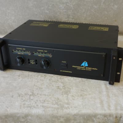 USA made AB International Professional Series 9420a power amp | Reverb