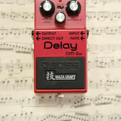 Reverb.com listing, price, conditions, and images for boss-dm-2w-delay-waza-craft