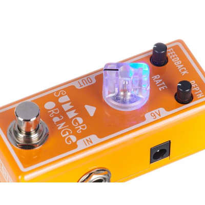 Tone City Summer Orange | Phaser mini effect pedal, True  bypass. New with Full Warranty! image 13