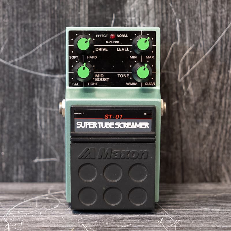 Maxon ST-01 SUPER TUBE SCREAMER Made in Japan Guitar Effect