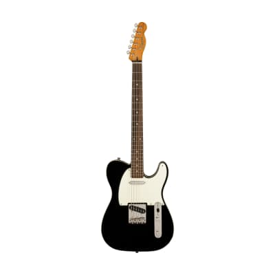 Squier Classic Vibe Baritone Custom Telecaster Electric Guitar, Black for sale