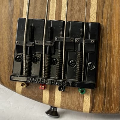 Gumby Custom "Gumby" Bass 4-String w/ Thru-Body Neck Natural Finish image 4