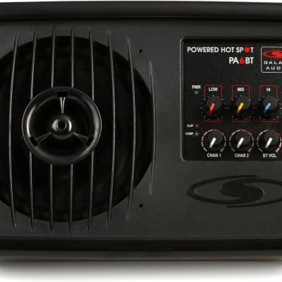 Galaxy Audio PA6BT 6" 170 Watt 2-Way Powered Hot Spot Monitor Speaker With Bluetooth,Black image 3