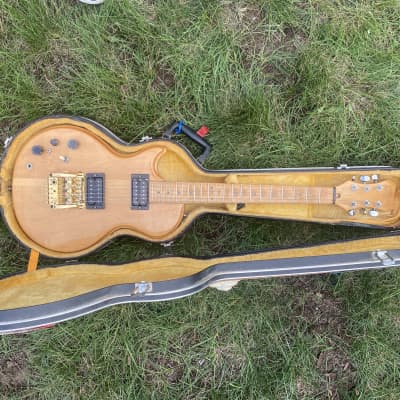 O'Hagan Vintage left handed single cut custom electric guitar - Natural for sale