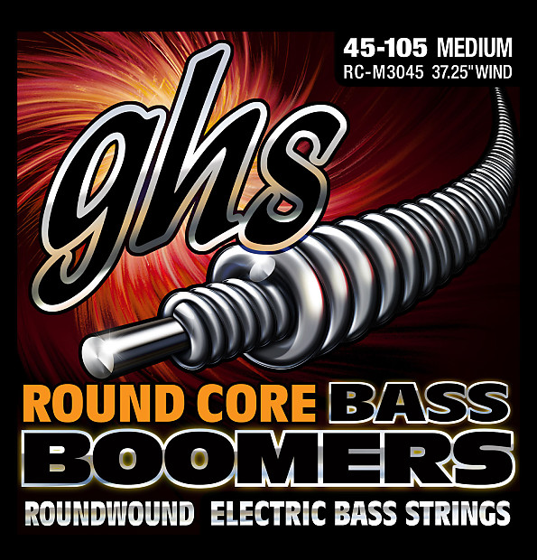GHS RC-H3045 Round Core Nickel Boomers Bass Strings - Heavy (50-115) image 1