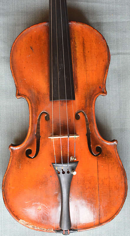 Friedrich August Glass Glass 4 4 full size violin circa 1800 Reverb