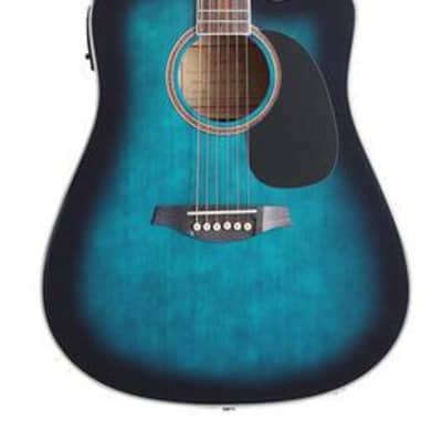 Artist LSPCEQ Blue Beginner Acoustic Electric Guitar Pack image 2