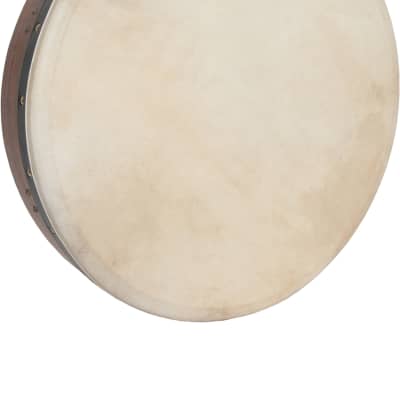 Roosebeck BTN8RD Tunable Sheesham Bodhran Cross-Bar Double-Layer Natural Head18'' x 3.5'' w/Tipper & Tuning Wrench image 1