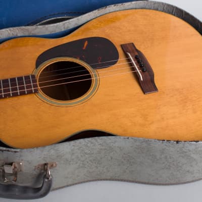 C. F. Martin  0-18T Flat Top Tenor Guitar (1959), ser. #166829, original grey chipboard case. image 13