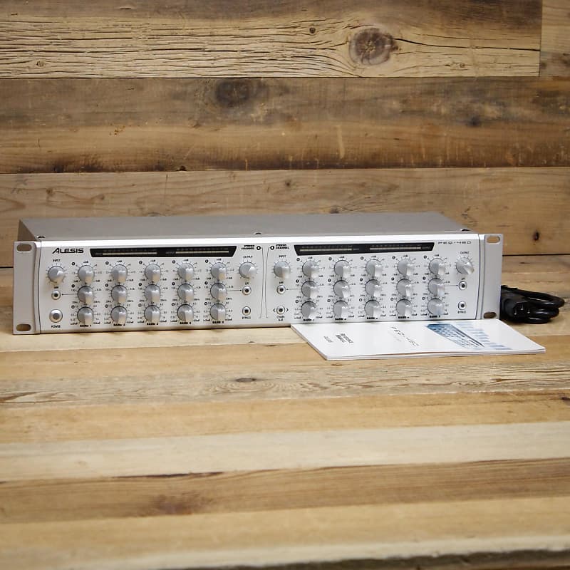 Alesis PEQ450 5Band Parametric Equalizer Reverb