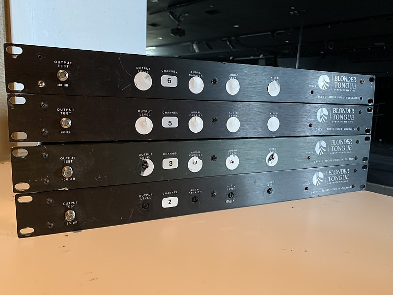 (4) Blonder Tongue Laboratories Inc BAVMZ Audio Video Reverb