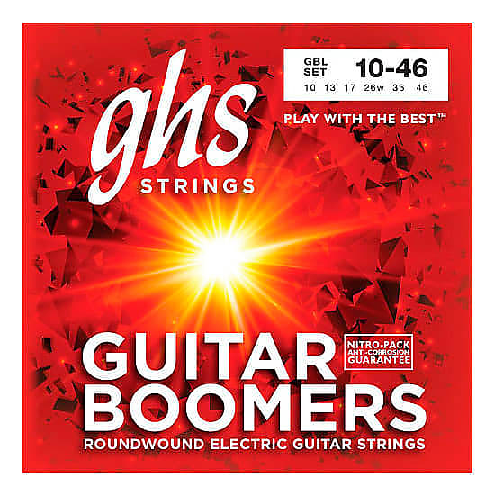 GHS Boomers Electric Guitar Strings .010-.046 image 1