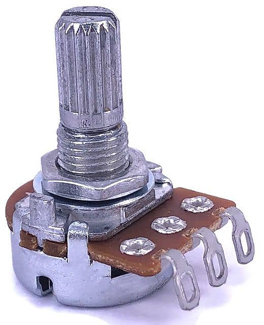 MINI POTENTIOMETER ALPHA A10K 10K 16mm AUDIO LOGARITHMIC POT Reverb