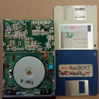 Toshiba FDD Floppy Drive for Yamaha TX16W sampler  + OS disks
