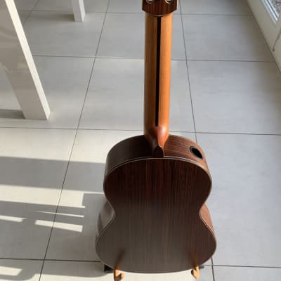 2018 Hanika Natural-PF Custom 7 - Natural Satin | Custom Shop German 7-String Classical Guitar with Monitor Sound Hole | OHSC image 15
