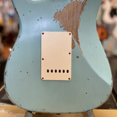 Fender Custom Shop LTD 56 Strat Heavy Relic 2022 Aged Daphne Blue image 3