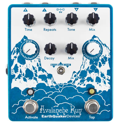 New Earthquaker Devices Avalanche Run V2 Reverb Delay Guitar Effects Pedal image 1