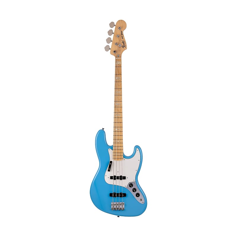 ベース FenderJapan Limited Active Jazz Bass Fender Limited Edition 66 Jazz Bass - Aged Olympic White