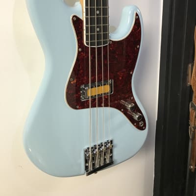 Fender Jazz Bass Gold Foil 2023 - Daphne Blue image 1