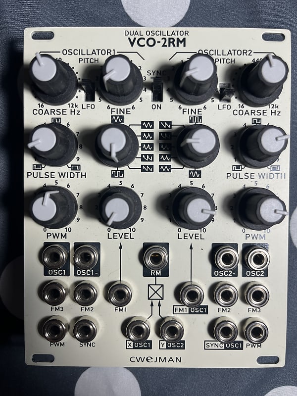 Cwejman VCO-2RM Dual Oscillator 2010s - Grey image 1