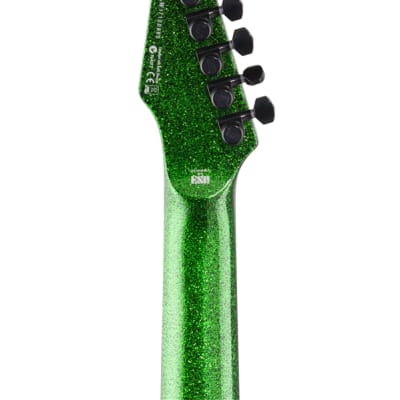 ESP LTD Stephen Carpenter SC607B Guitar with Case Green Sparkle image 7