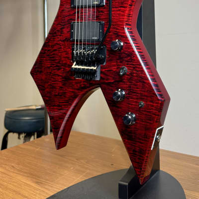 B.C. Rich Custom Shop Warlock 2025 - Transparent Red image 5