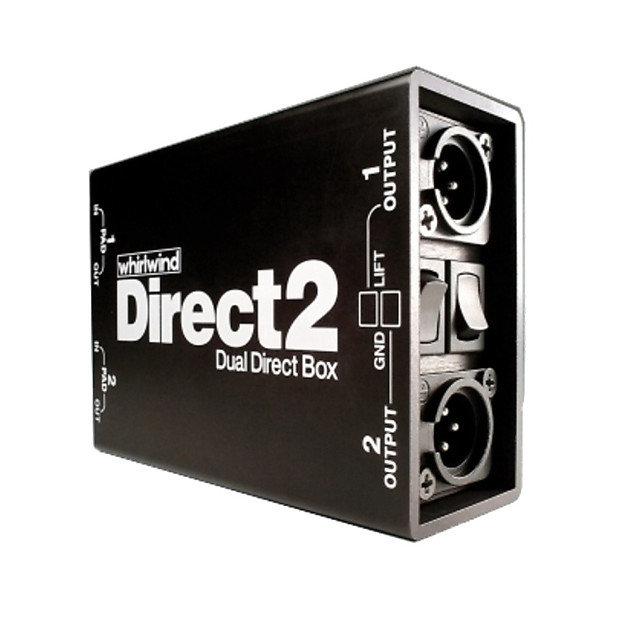 Whirlwind DIRECT2 2-Channel Direct Box w/ Ground Lift image 1