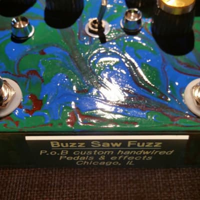 P.o.B custom handwired pedals and amps  Buzz Saw Fuzz 2020 Custom image 2