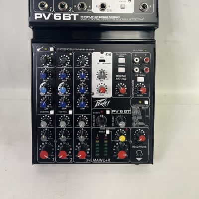 Peavey PV 6 BT 6 Input Stereo Mixer image 2