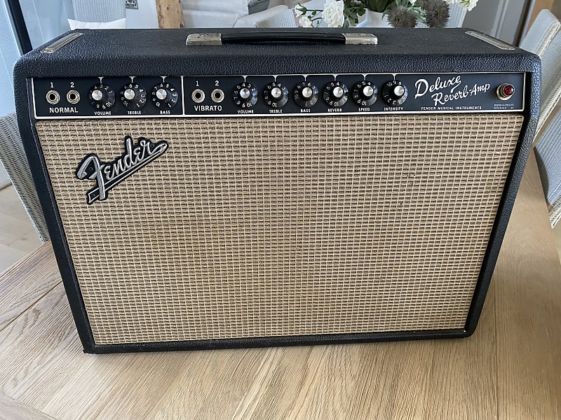 Fender Original Deluxe Reverb Tube Amplifier 1967 - Black | Reverb