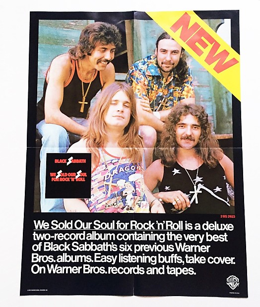 Original Black Sabbath We Sold Our Soul for Rock N Roll Store
