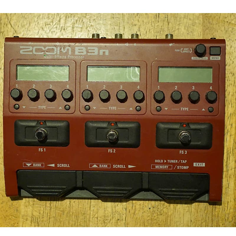 Zoom B3n Multi-Effects Processor For Bass Guitar - Used