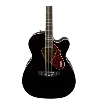Gretsch G5013CE Rancher Junior Cutaway 6-String Acoustic Electric Guitar with Laurel Fingerboard and Mahogany Neck (Right-Handed, Black) image 4