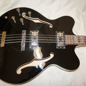 Left handed hollow store body bass