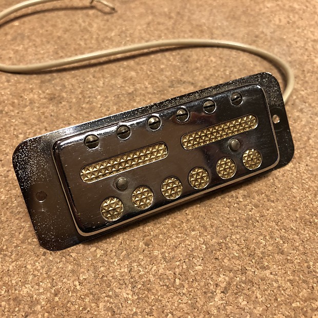 c.1960s Teisco Gold Foil Pickups MIJ Vintage Single Coil PU Reverb
