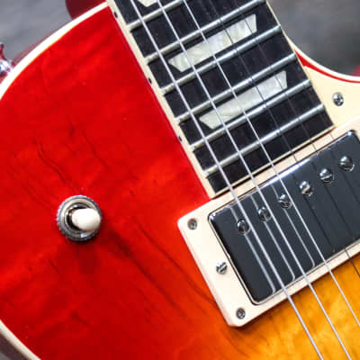 Heritage Standard H-150 Curly Maple Vintage Cherry Sunburst Electric Guitar w/Case image 9